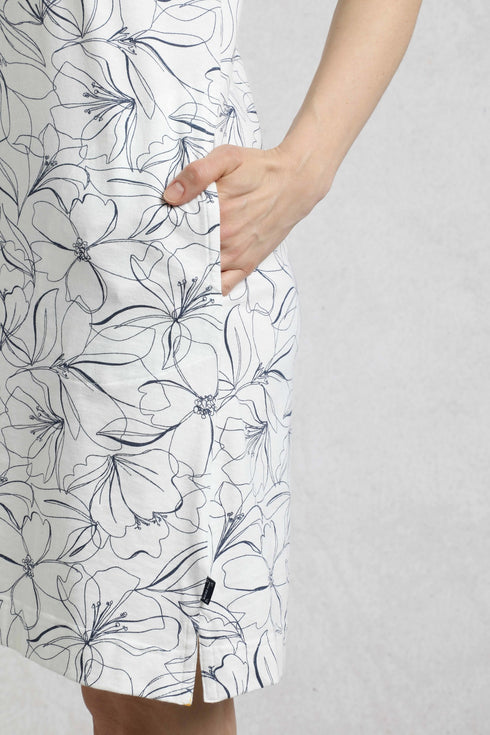 Weird Fish 203305 Suffolks Organic Printed Jersey Dress